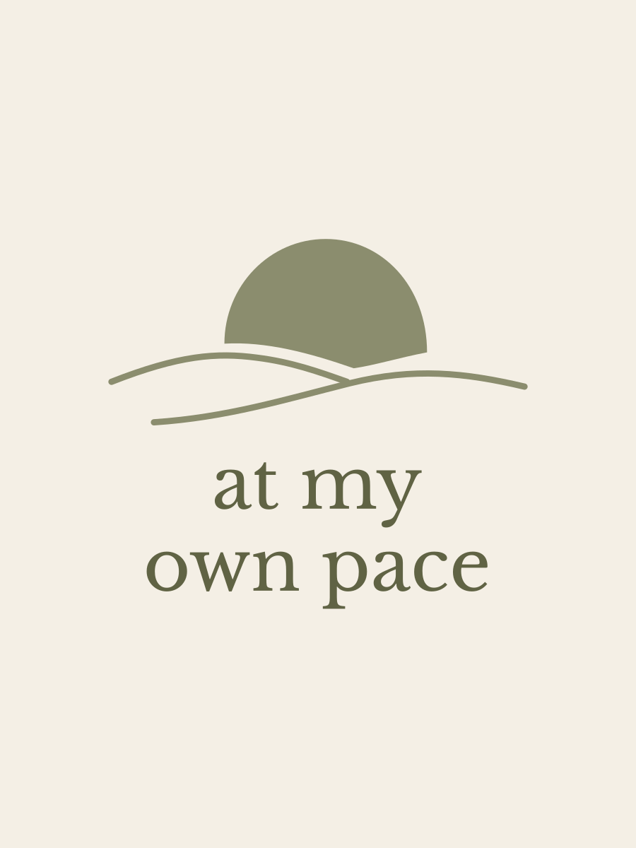 At my own pace print artwork